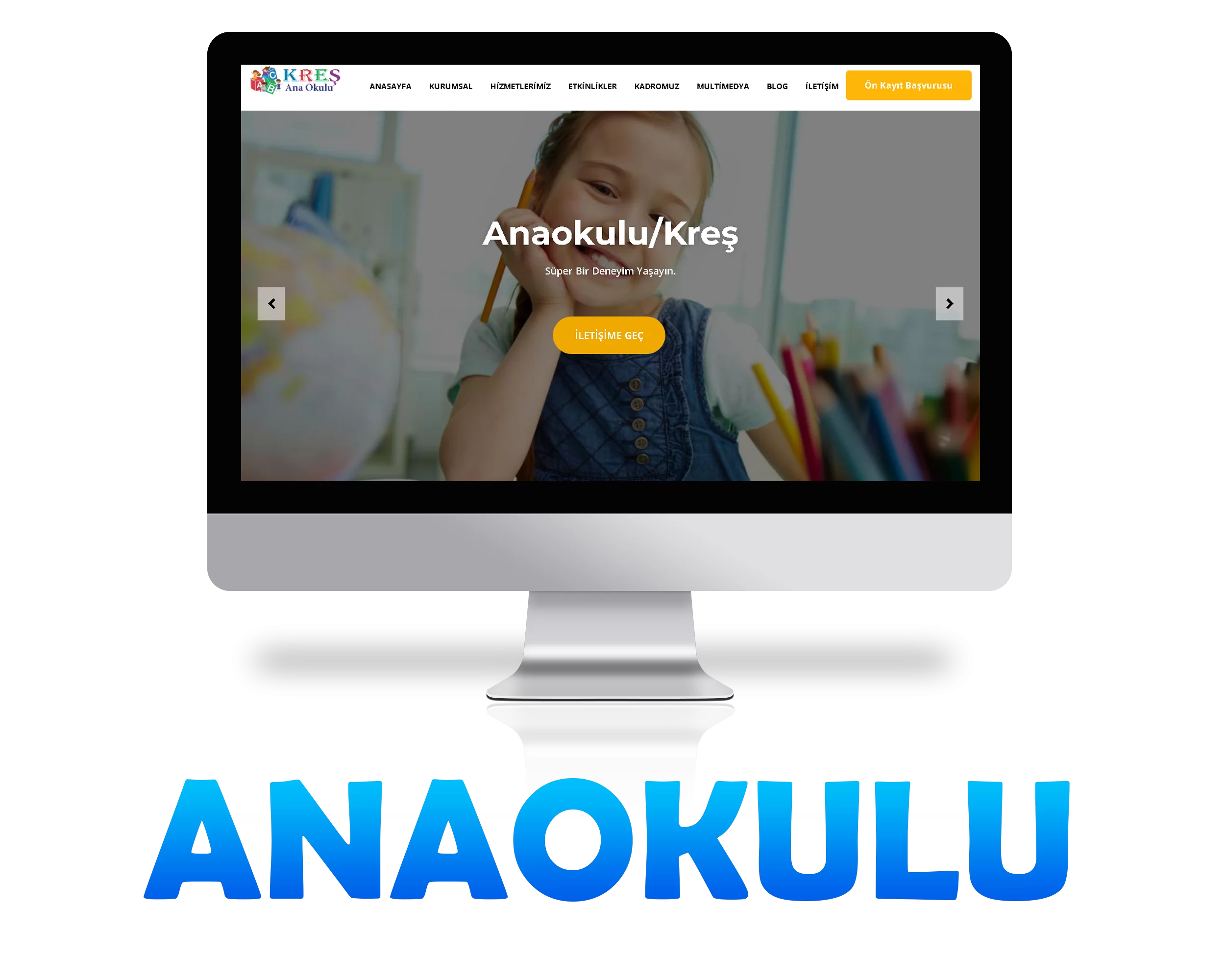 Eğitim Kurumları Için Tanıtım Amaçlı Hizmet Web Sitesi