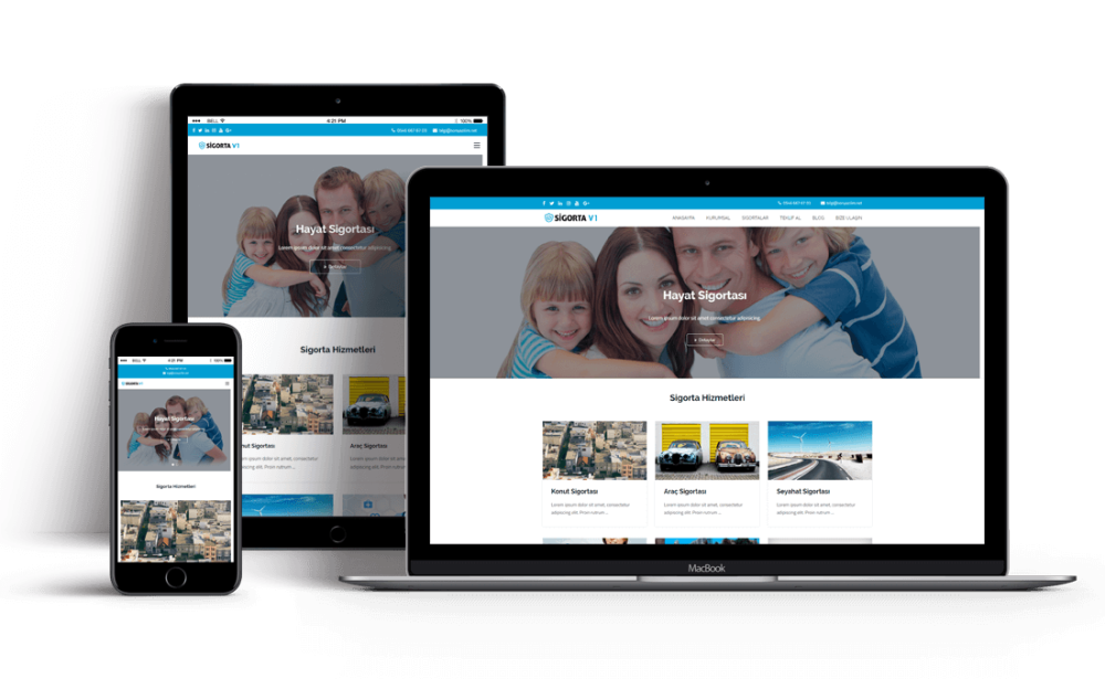 Sigorta Şirketi Web Tasarım Scripti 