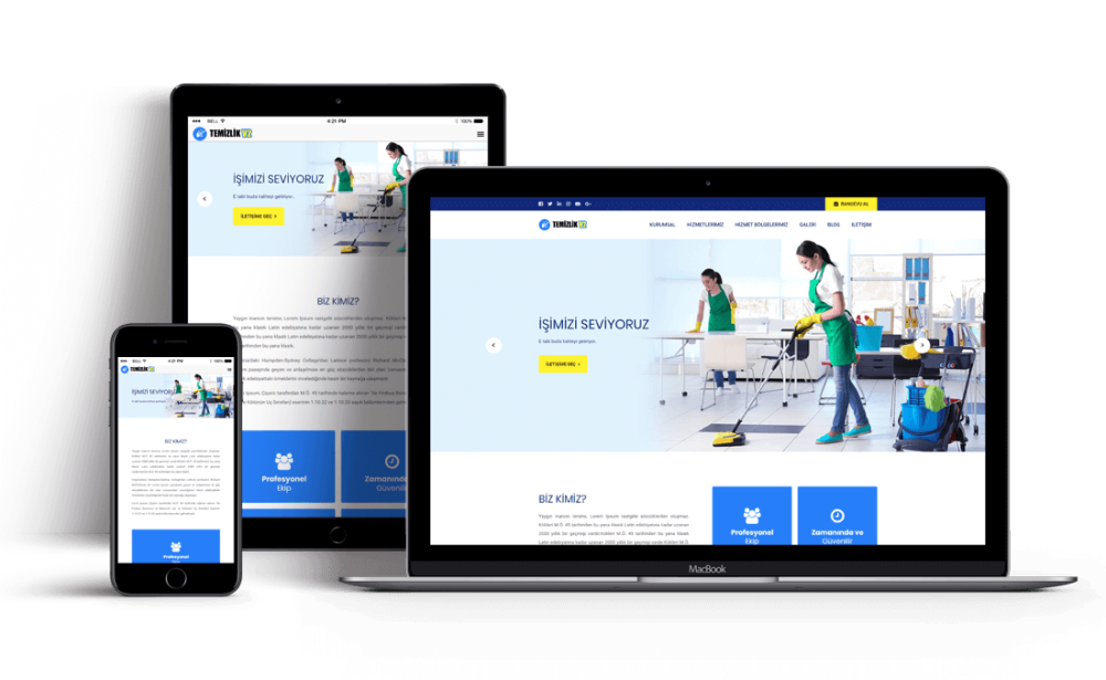 Temizlik Sirket Web Tasarım V2 